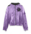Triple Sevens Trap Reversible Zip Up Hoodie Black