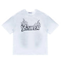 Triple Sevens x Sniper Gang 7Sniper Flame Logo Tee White