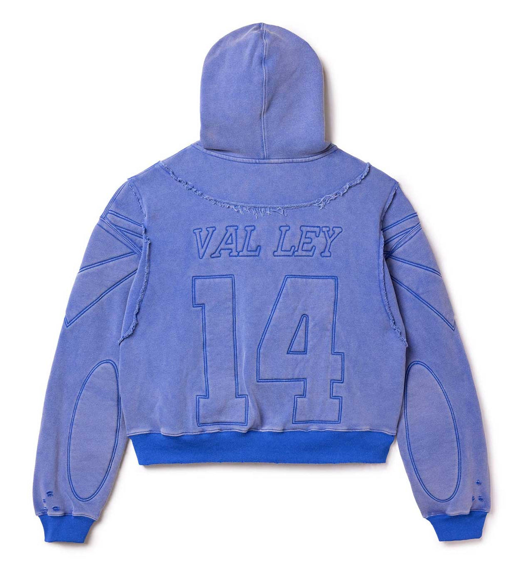 Vale Forever Armor Zip Up Hoodie Blue