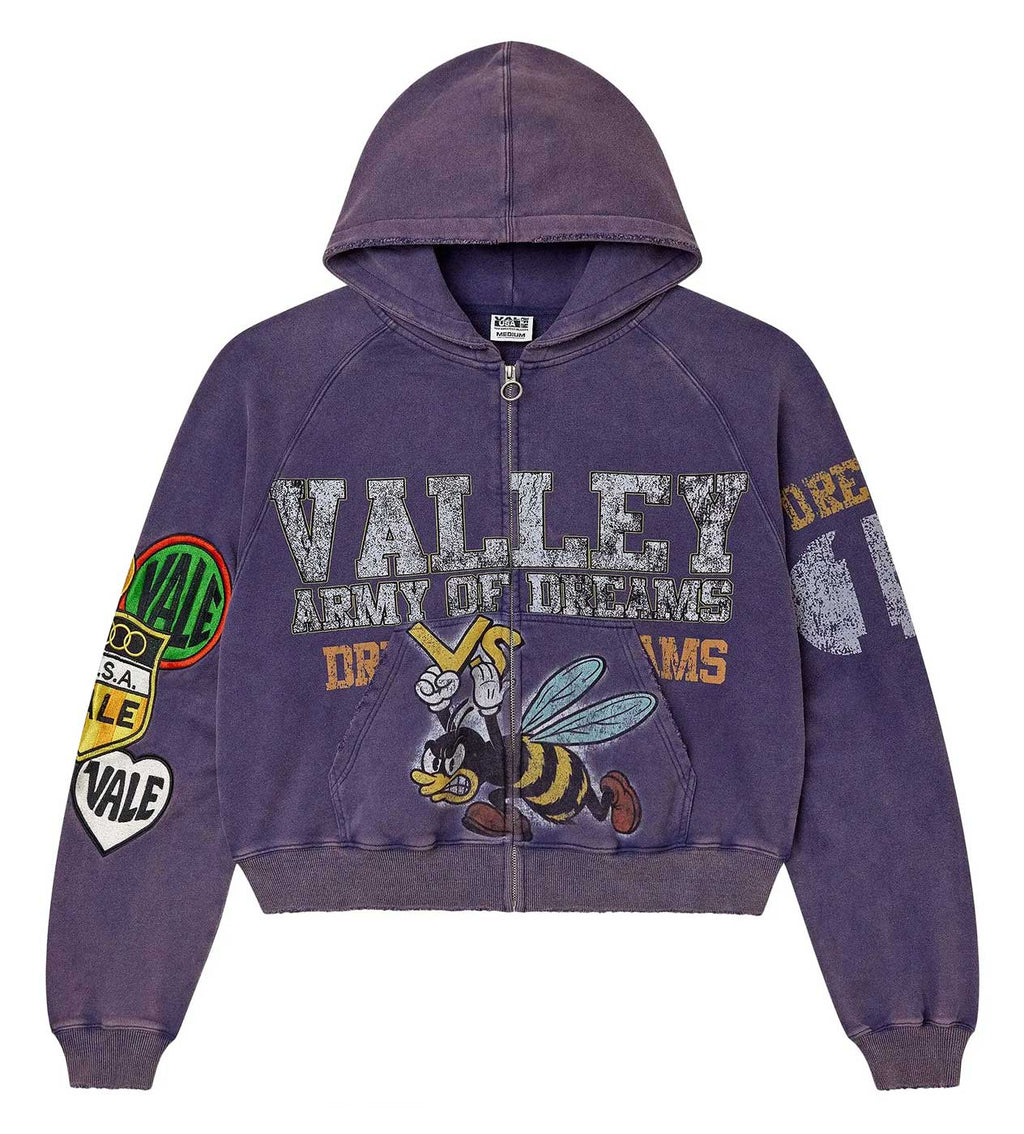 Vale Forever Army Zip Up Purple