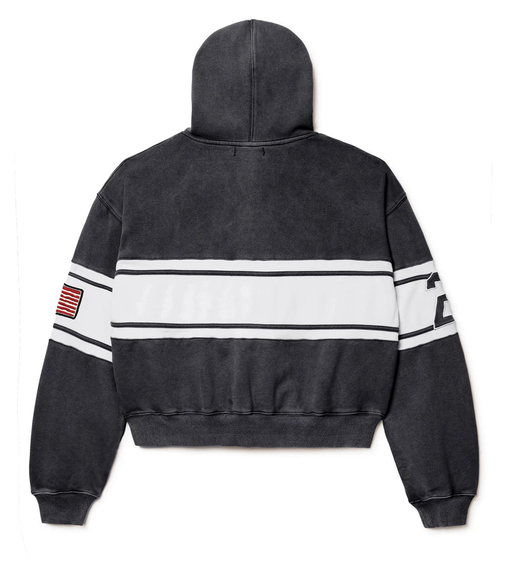 Vale Forever Cursive Zip Up Black