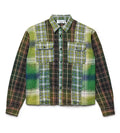 Vale Forever Frankenstein Patchwork Flannel Green
