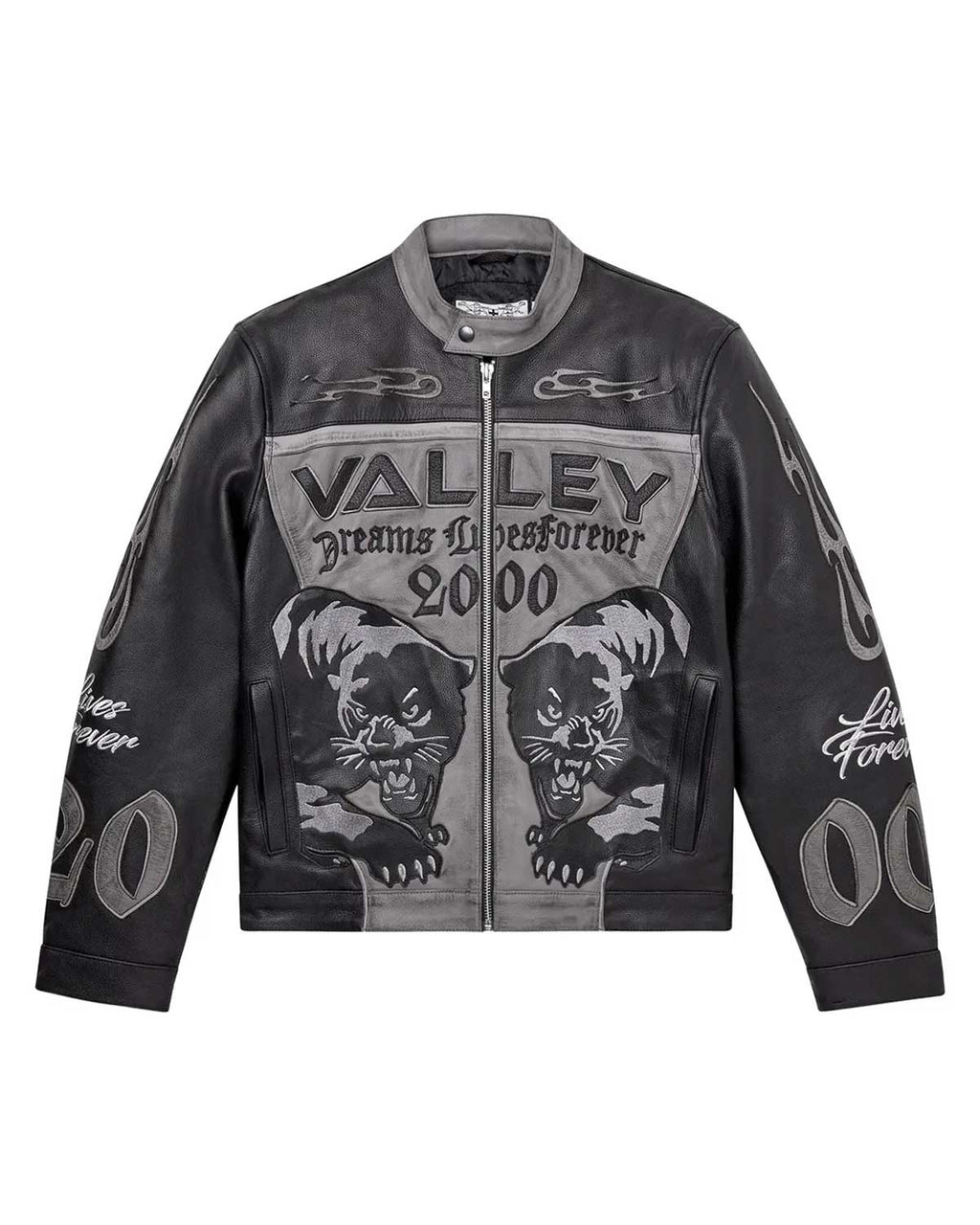 Vale Forever Inferno Motocroxxx Leather Jacket Black