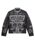 Vale Forever Inferno Motocroxxx Leather Jacket Black