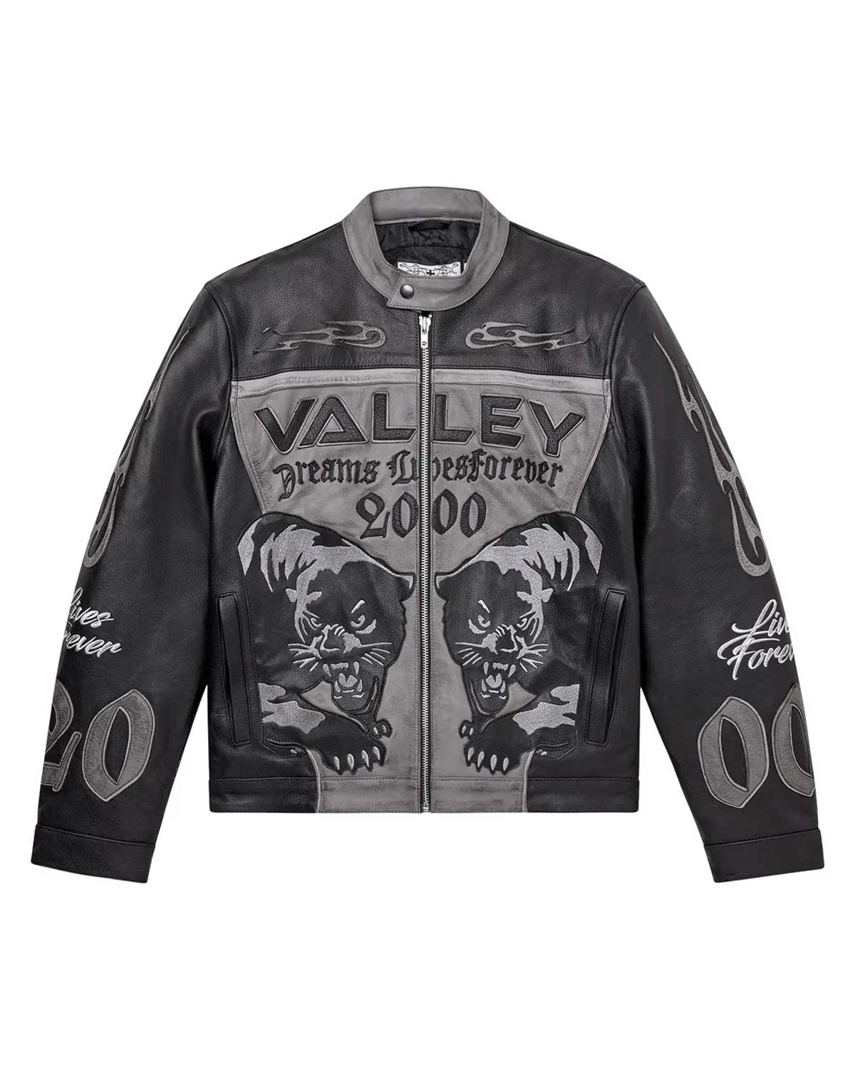 Vale Forever Inferno Motocroxxx Leather Jacket Black