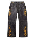 Vale Forever La Flare Leather Pants Black