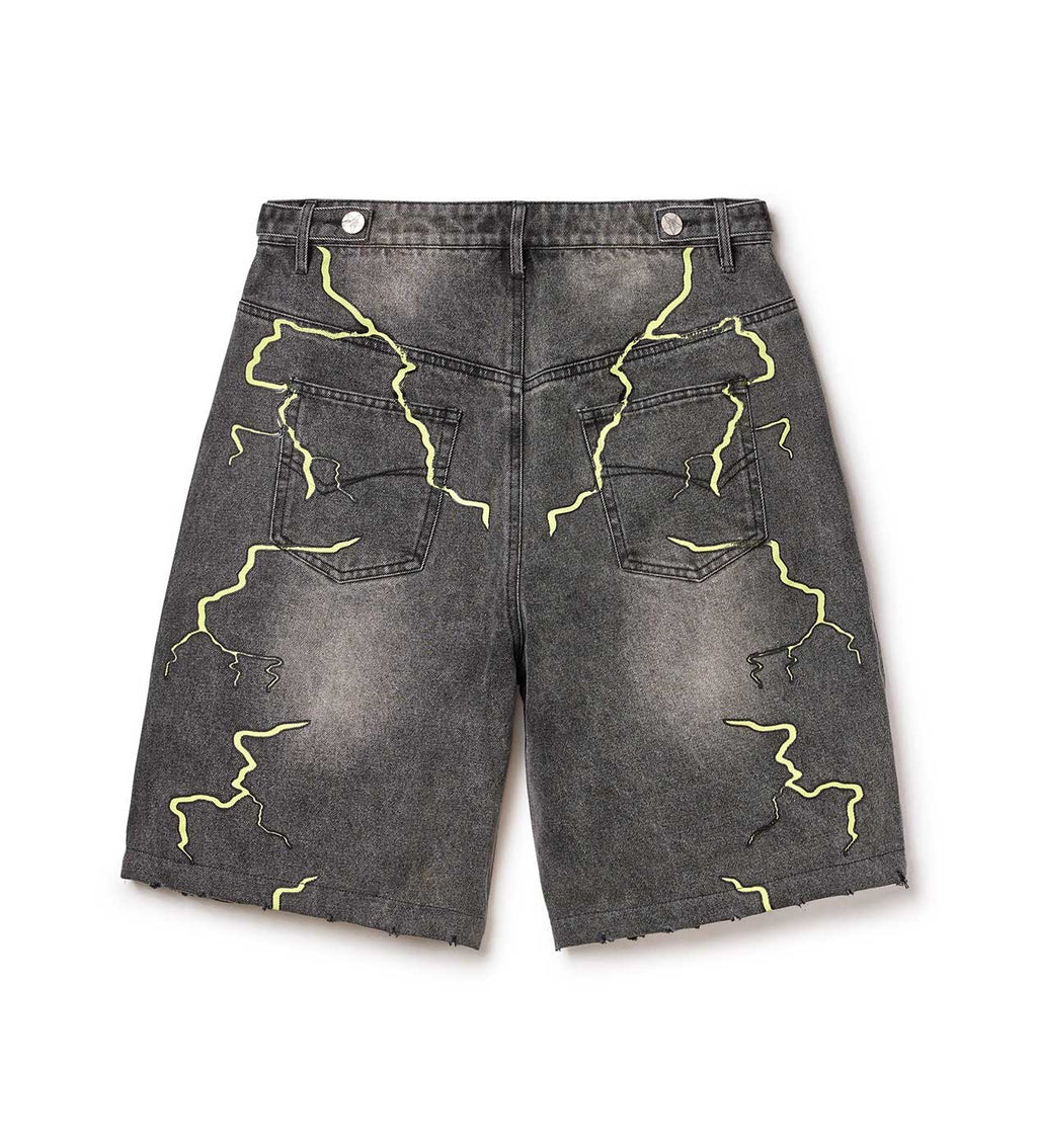 Vale Forever Lightning Jorts Black