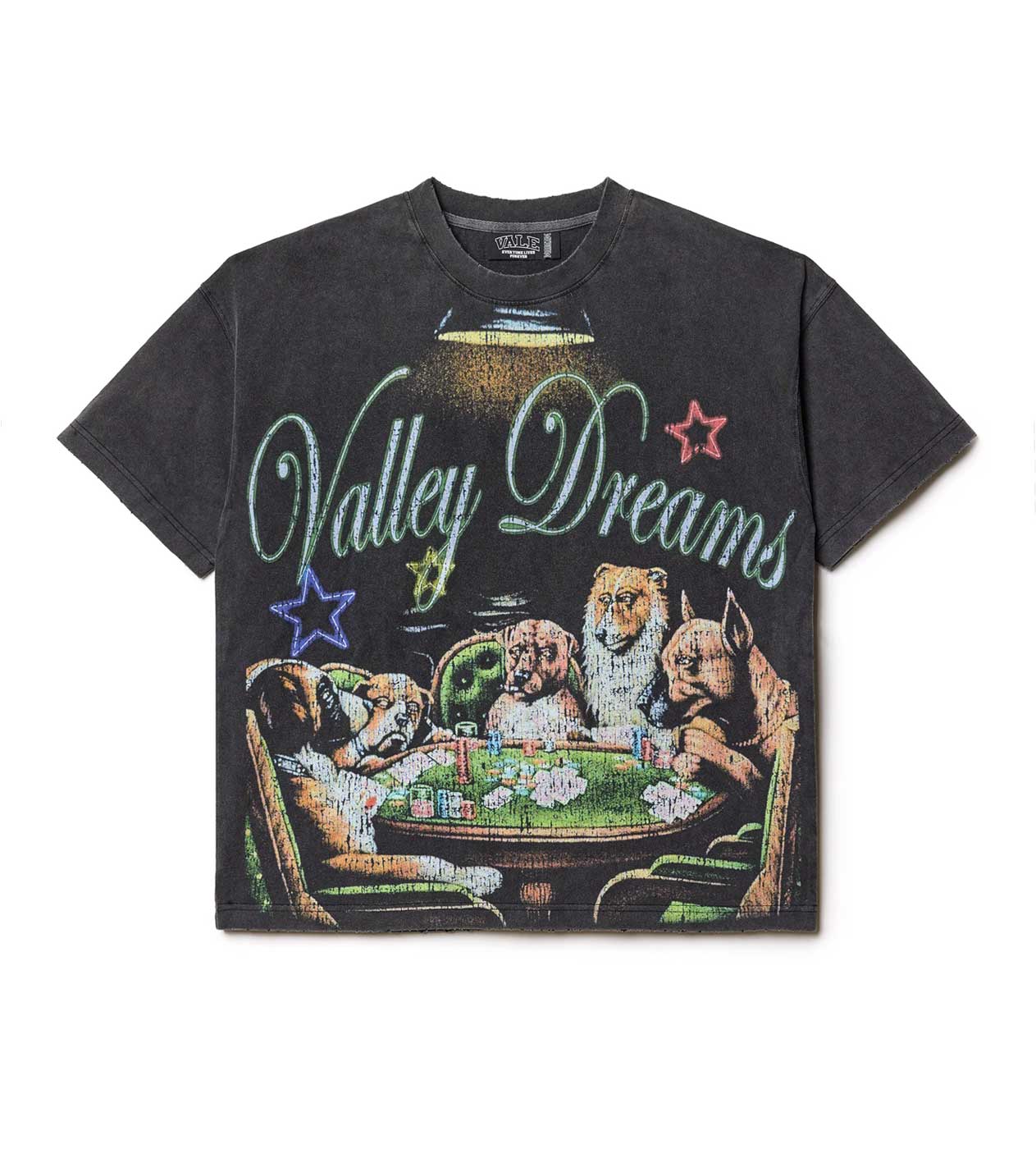 Vale Forever Poker Tee Black