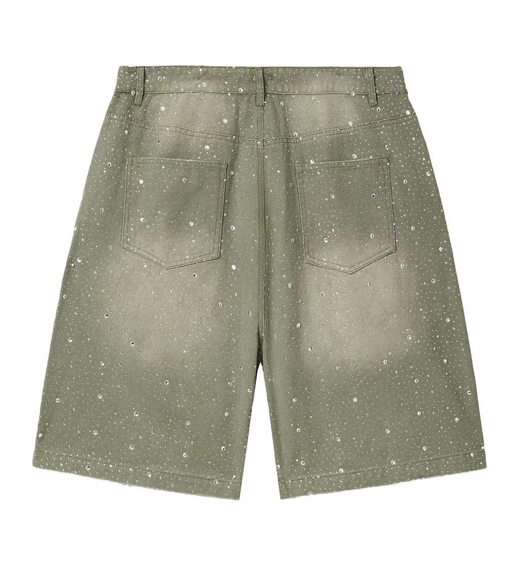 Vale Forever Rainforest Jorts Green