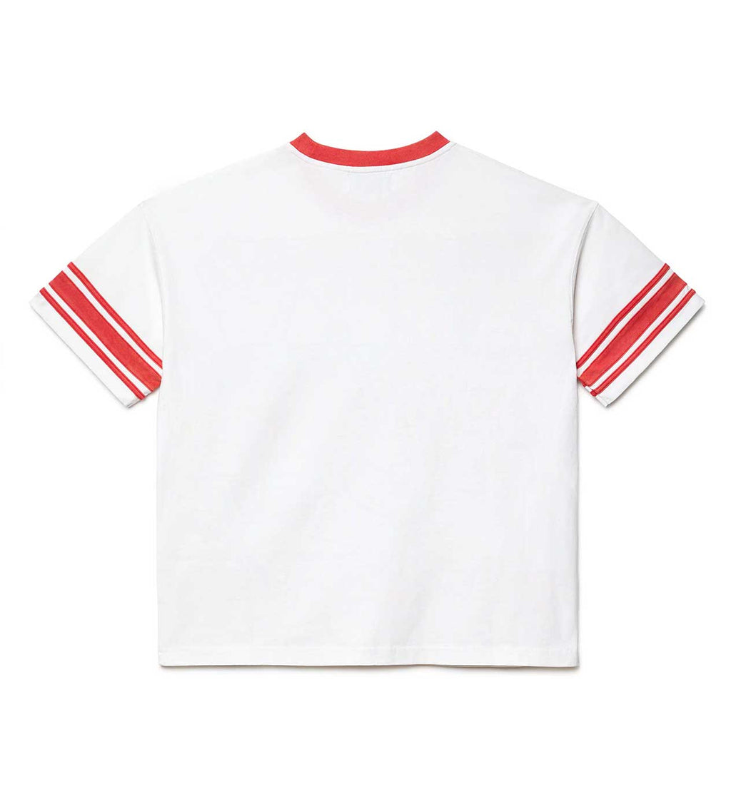 Vale Forever Running Dog Tee White/Red