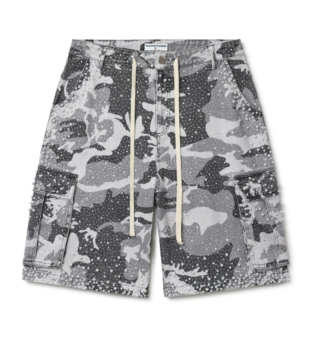 Vale Forever Winter Soulja Crystal Snow Camo Jean Jorts