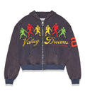 Vale Forever Valley Dreams Zip Up Hoodie Navy