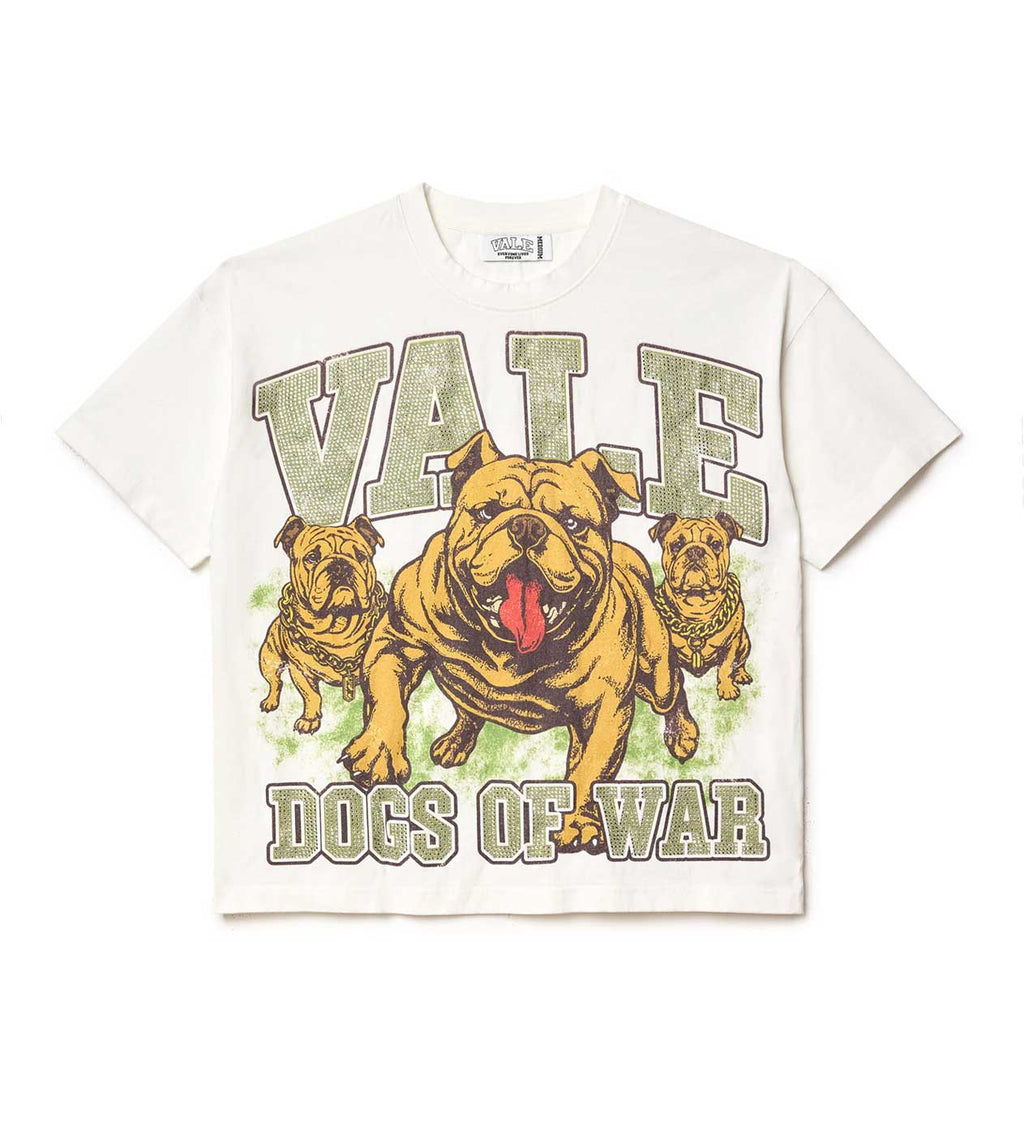 Vale Forever War Dog Bling Tee White