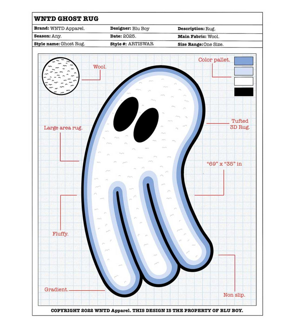 WNTD Apparel Ghost Rug