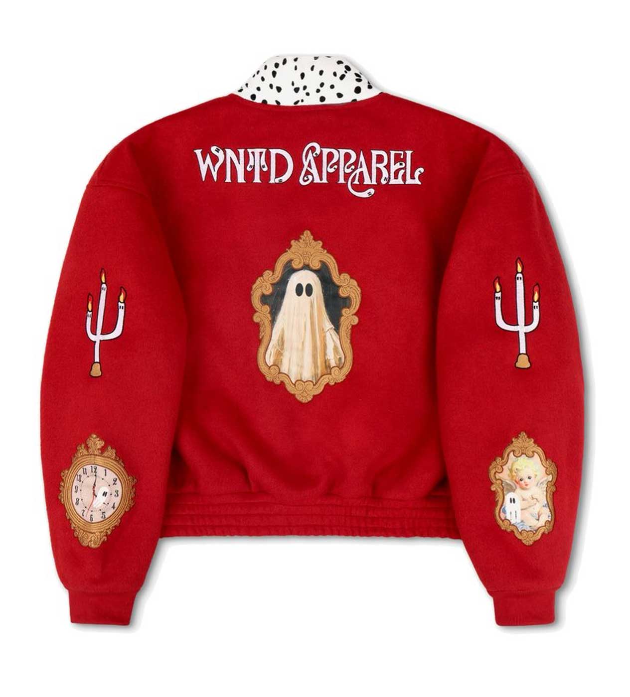 WNTD Kings Varsity Bomber Jacket Red