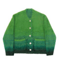 WNTD Mohair Cardigan Green