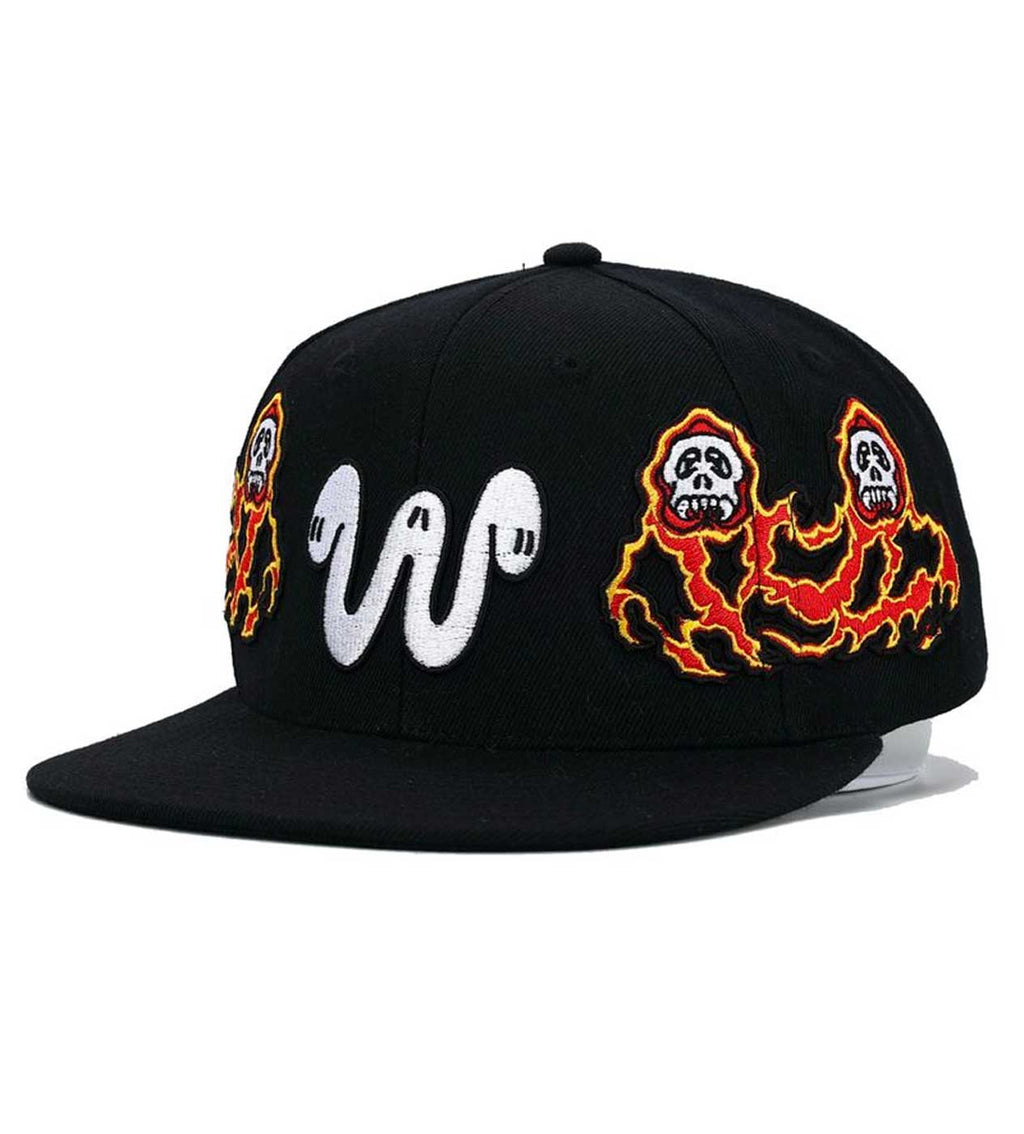 WNTD Twin Reaper Hat Black