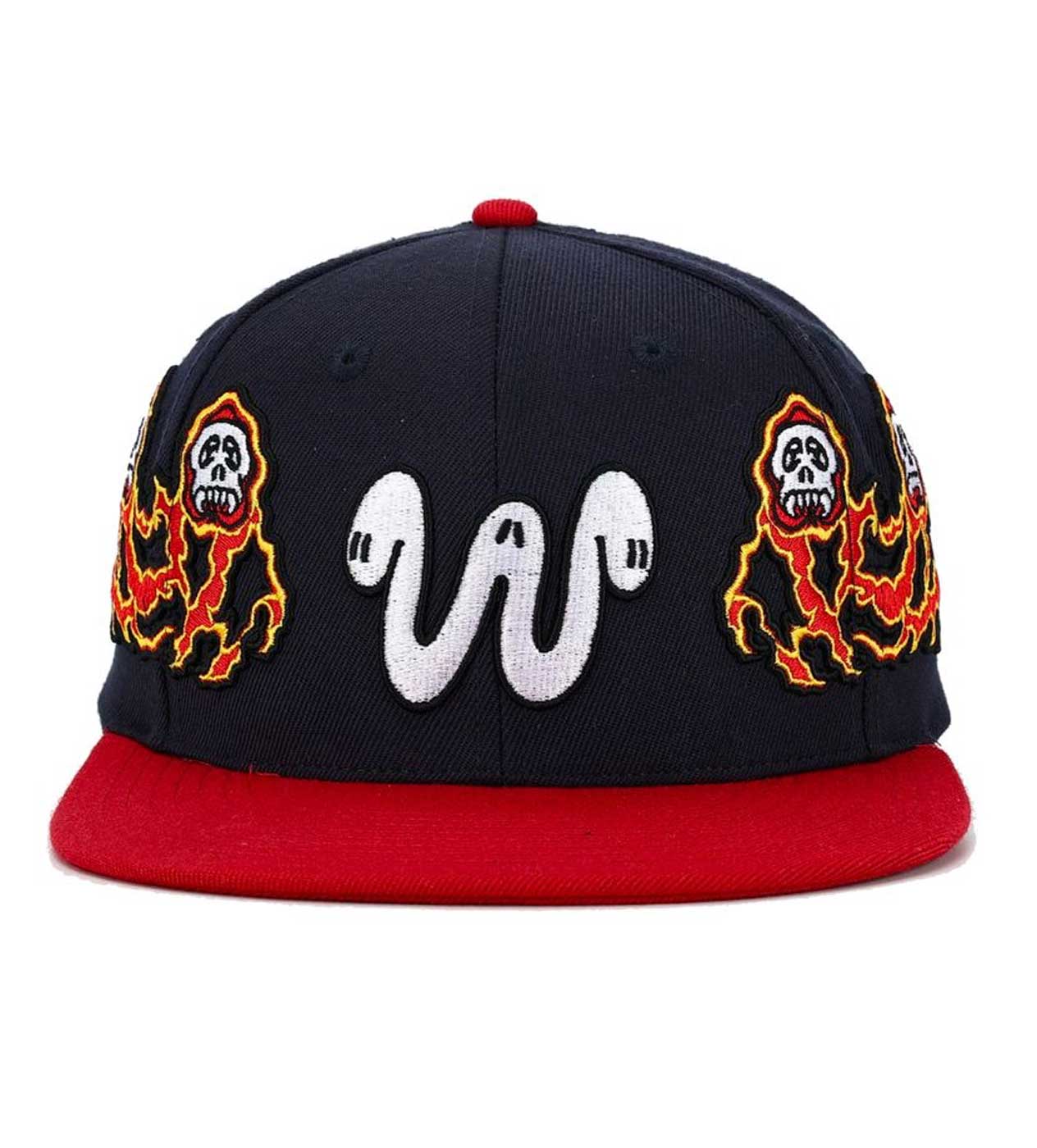 WNTD Twin Reaper Hat Navy