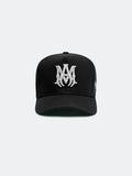 MA STAGGERED AMIRI FULL CANVAS HAT - Black Off White