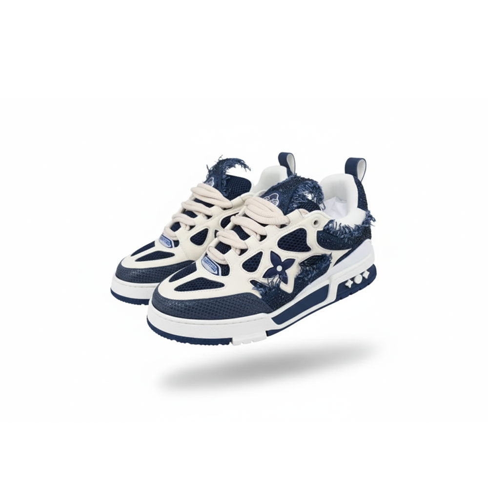 LV Skate Sneaker Marine White
