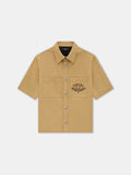 AMIRI ARTS DISTRICT CAMP SHIRT - SEPIA TINT