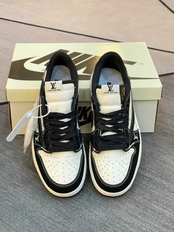Louis Vuitton x Nike Air Jordan 1 Low “Panda Monogram”