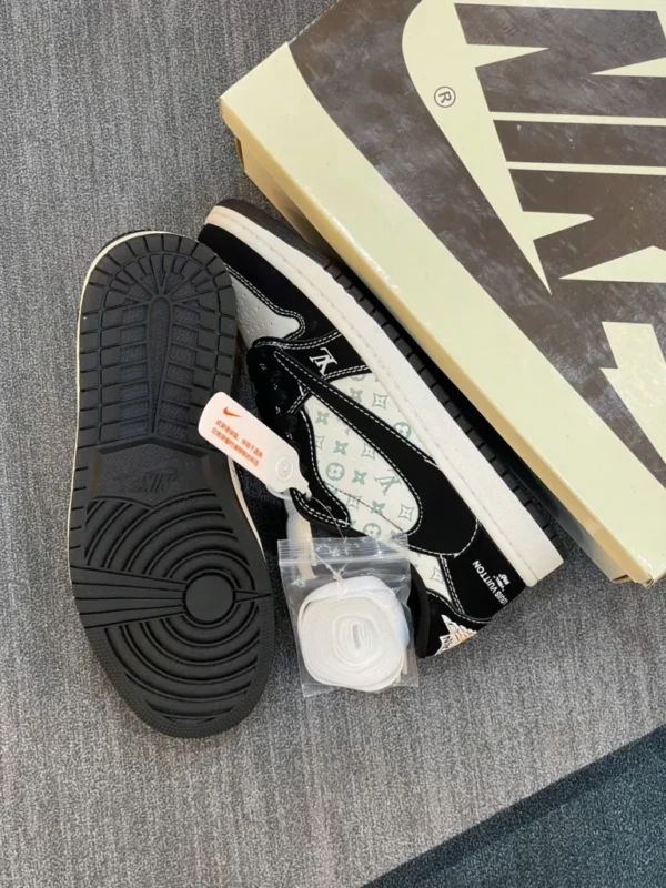 Louis Vuitton x Nike Air Jordan 1 Low “Panda Monogram”
