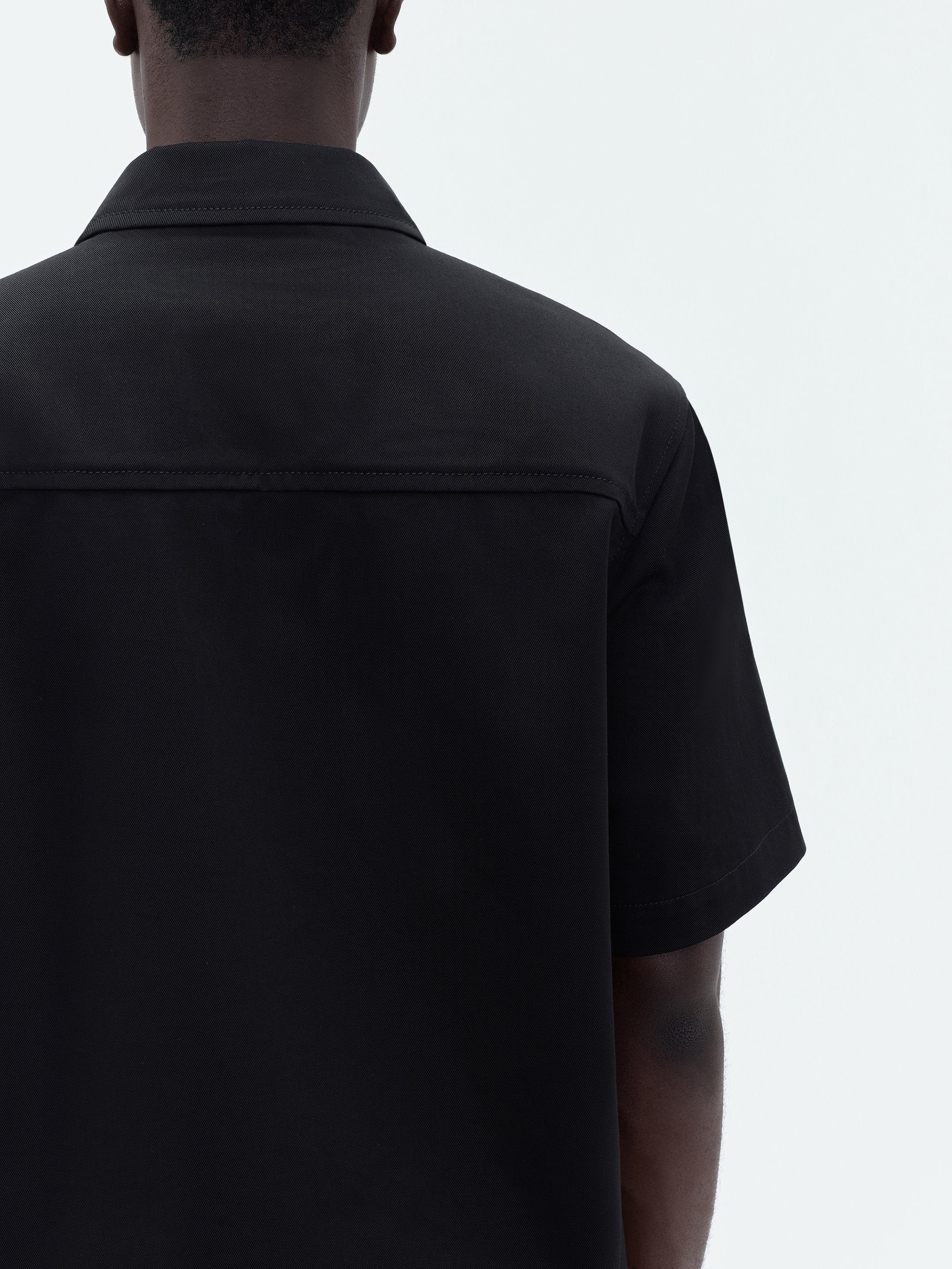 AMIRI ARTS DISTRICT CAMP SHIRT - BLACK