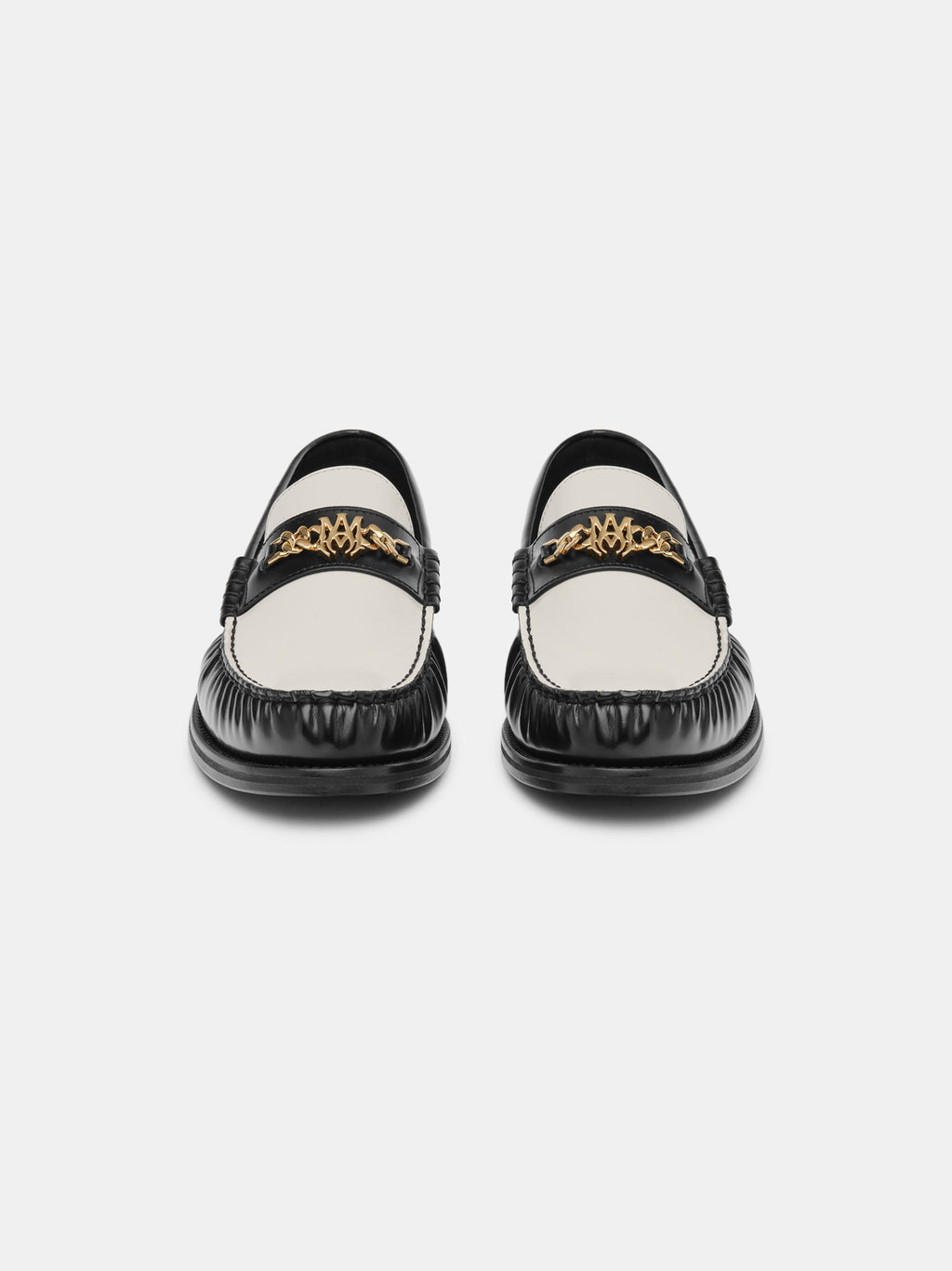 TWO TONE MA CHAIN LOAFER - Black