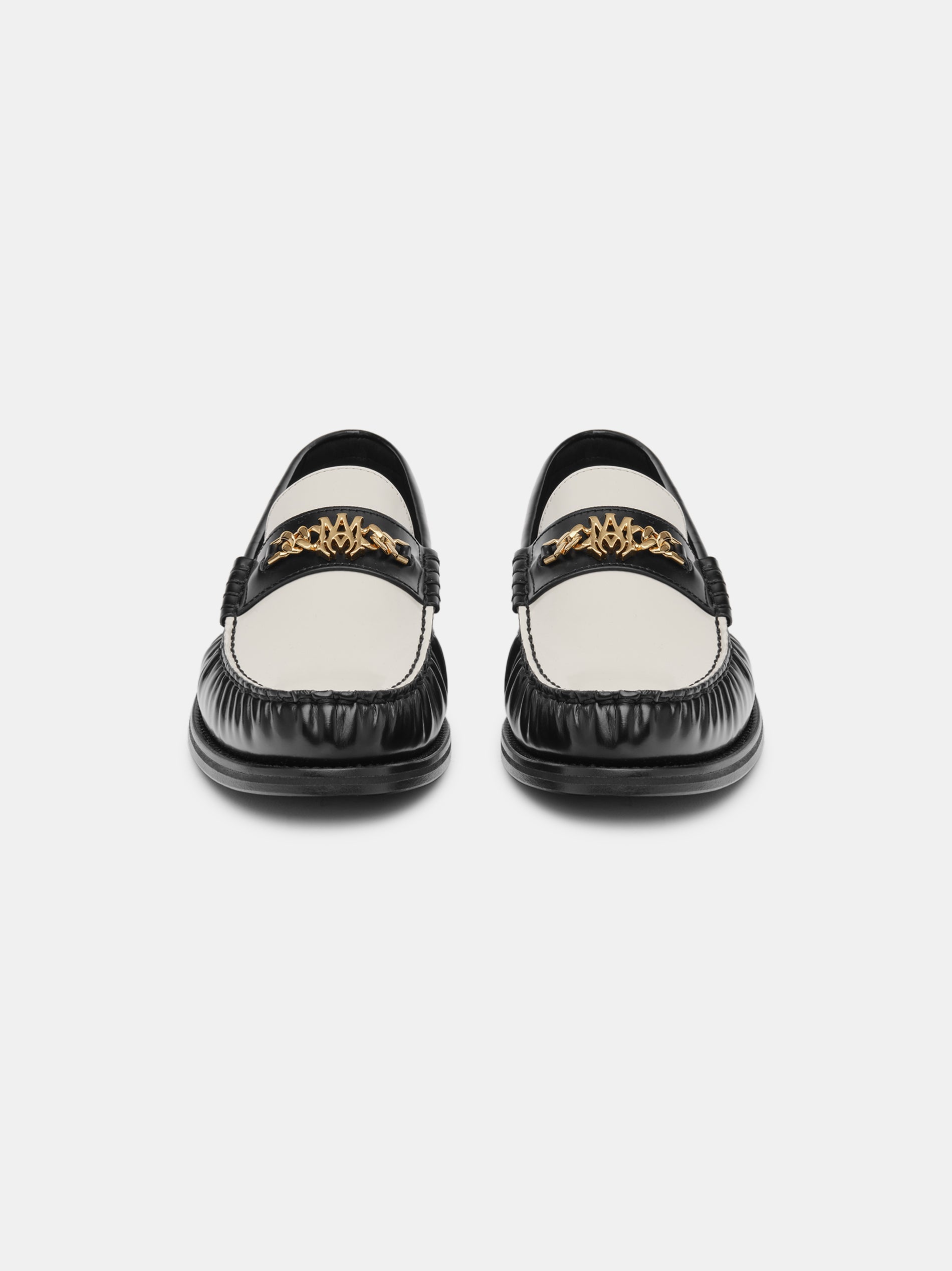 TWO TONE MA CHAIN LOAFER - Black