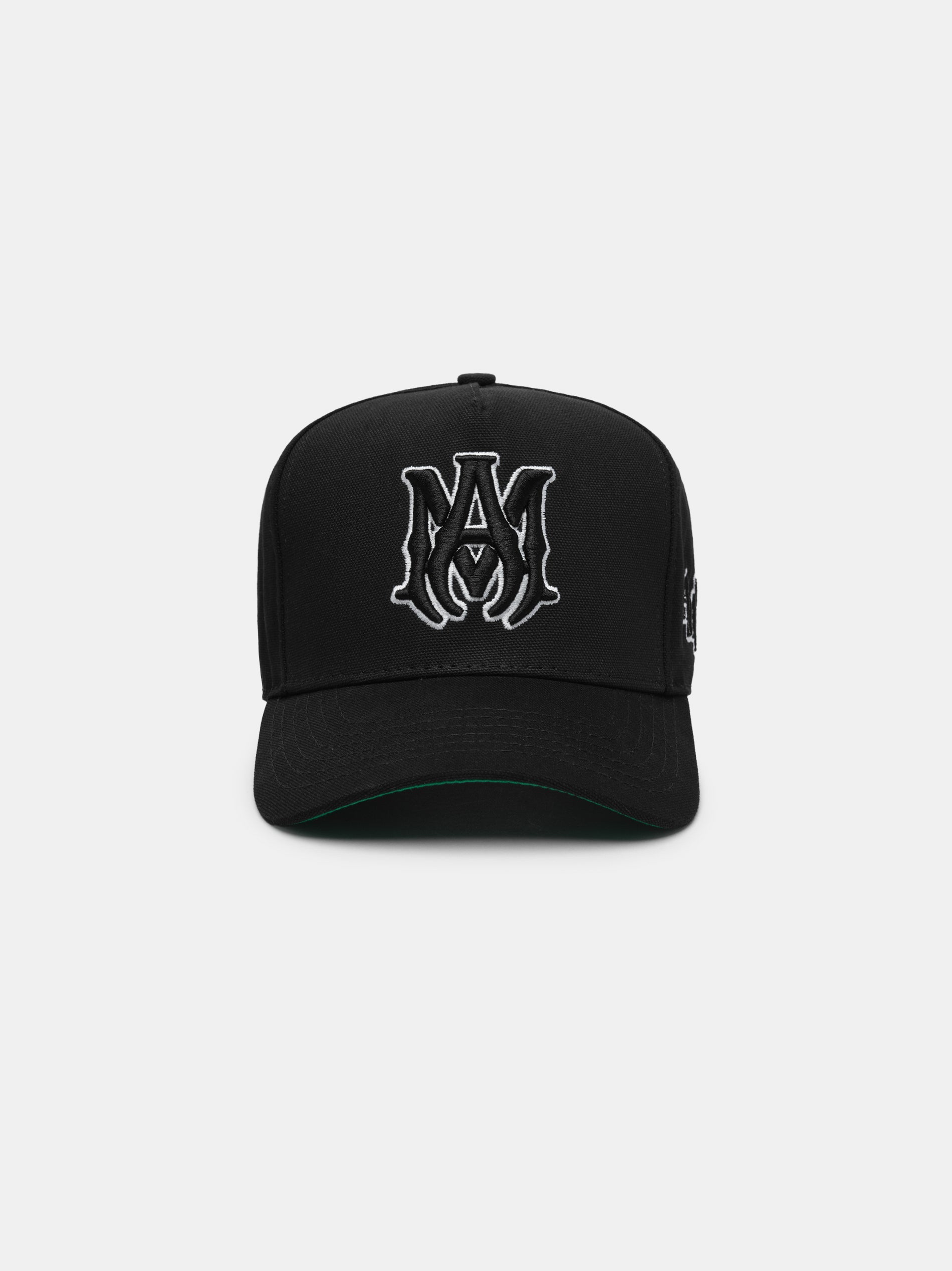 MA STAGGERED AMIRI FULL CANVAS HAT - Black Black