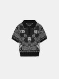 KIDS - KIDS' BANDANA POLO - Black