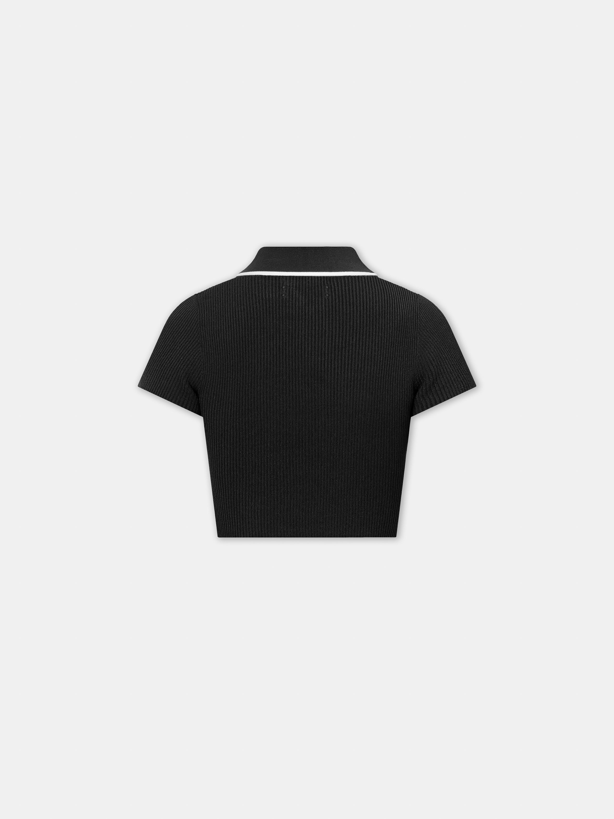WOMEN - WOMEN'S MA POLO - Black