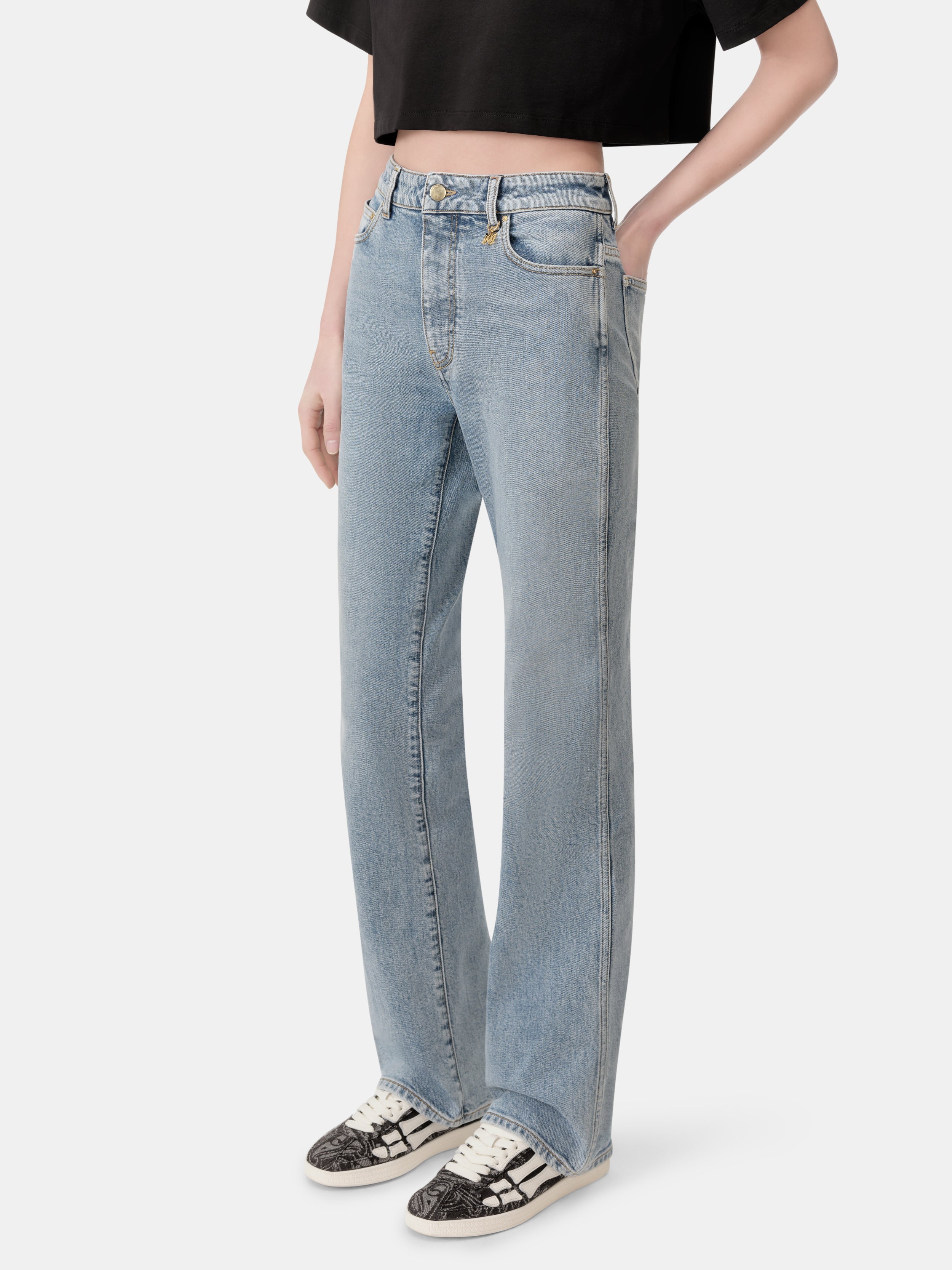 WOMEN - WOMEN'S SLIM JEAN - Stone Indigo