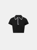 WOMEN - WOMEN'S MA POLO - Black