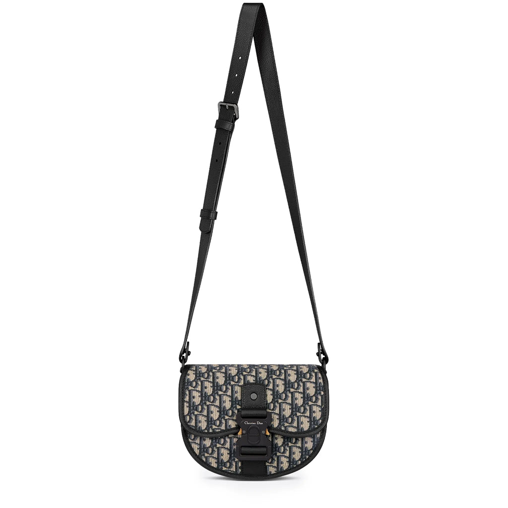 Dior Oblique Jacquard Mini Gallop Beige Bag With Strap