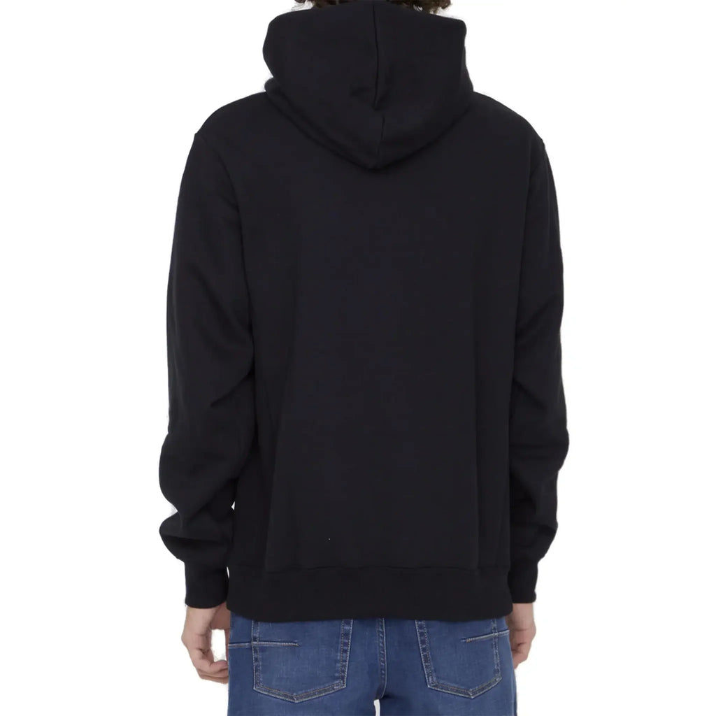 Dior Printed Relaxed Fit Cotton Black Hoodie