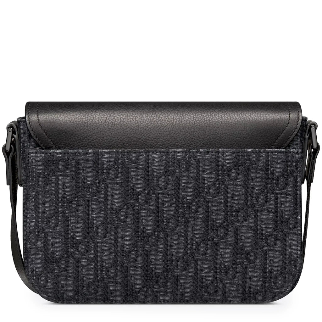 Dior Small Saddle Messenger Bag Black With Flap