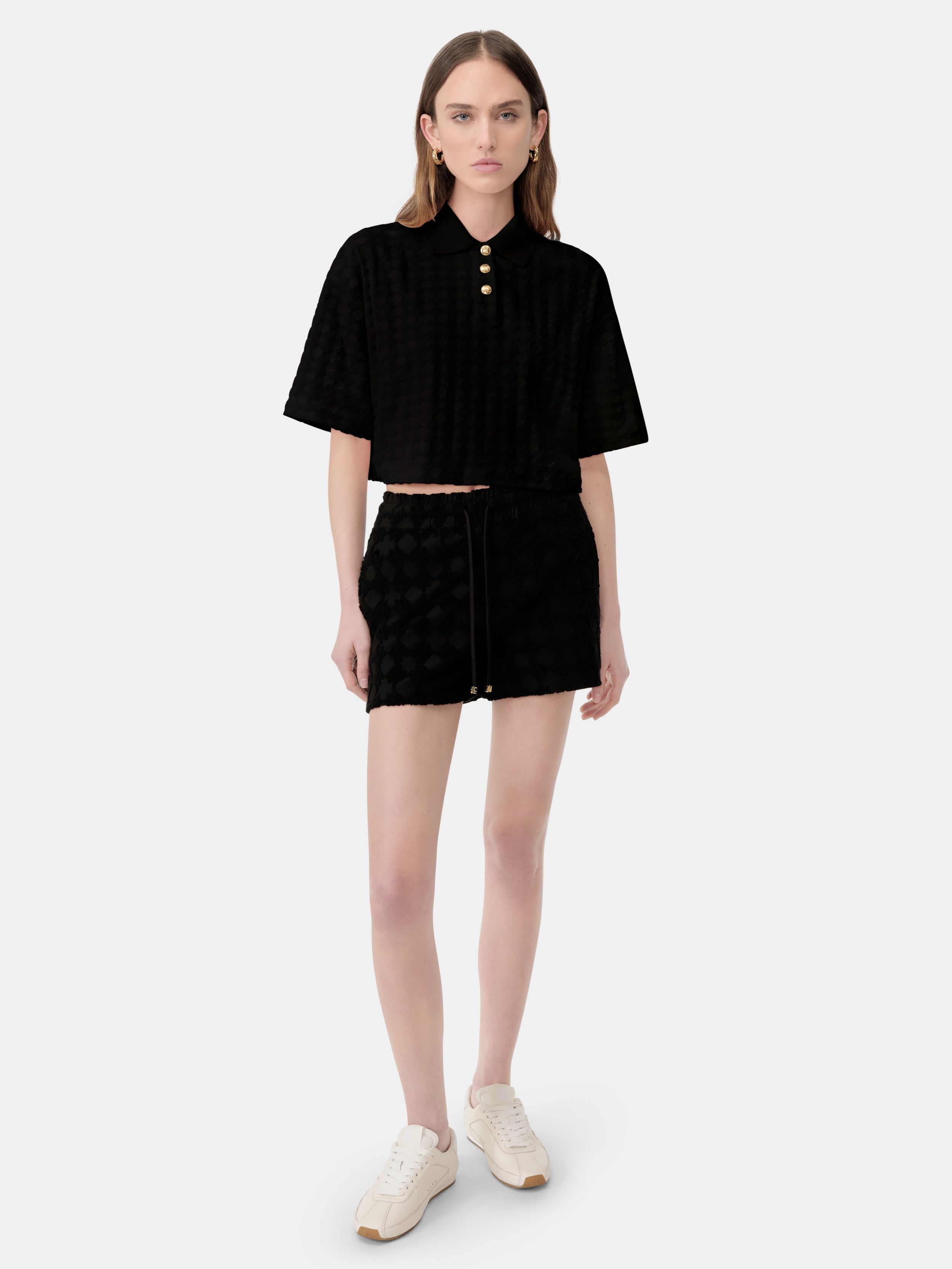 WOMEN - WOMEN'S MA QUAD TOWELING SHORT - Black