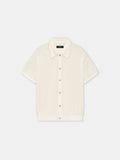 AMIRI CROCHET MESH SHIRT - Ivory
