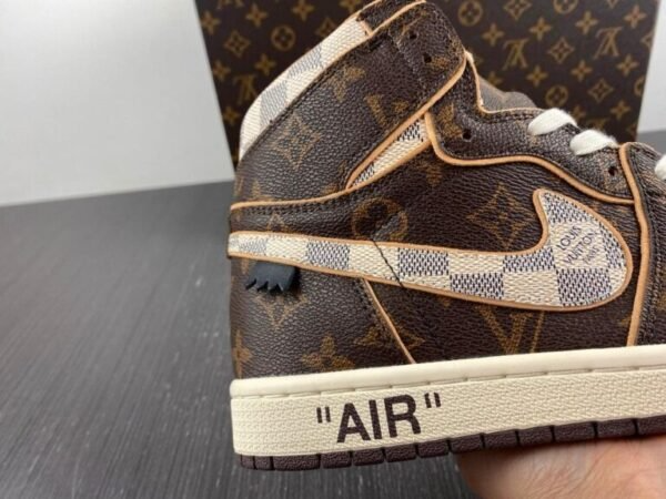 Louis Vuitton x Nike Air Force 1 High ‘Monogram Brown Damier Azur’
