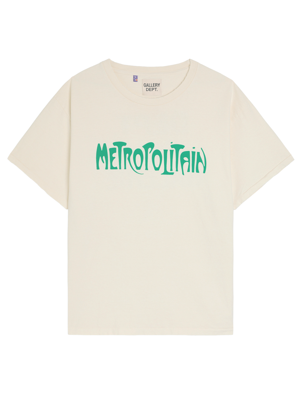 Gallery Dept Metropolitan Logo T-Shirt in Cream