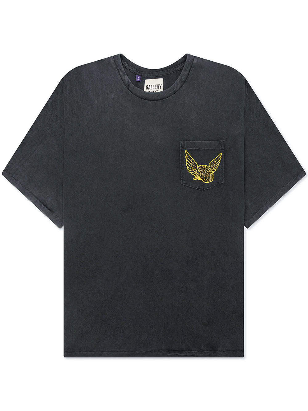 Gallery Dept Flying Brain Pocket T-Shirt in Black