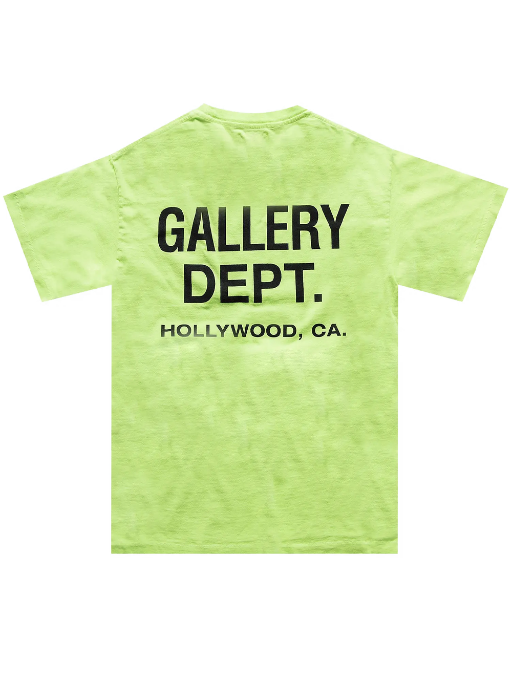 Gallery Dept Souvenir T-Shirt in Lime Green