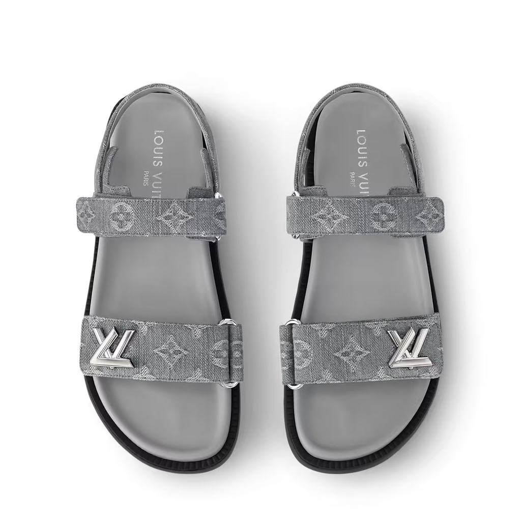 LV Sunset Flat Comfort Sandal ‘Gray’