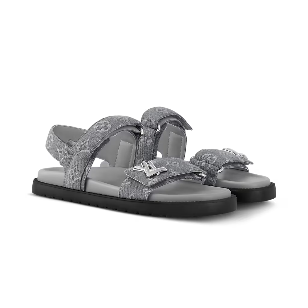 LV Sunset Flat Comfort Sandal ‘Gray’