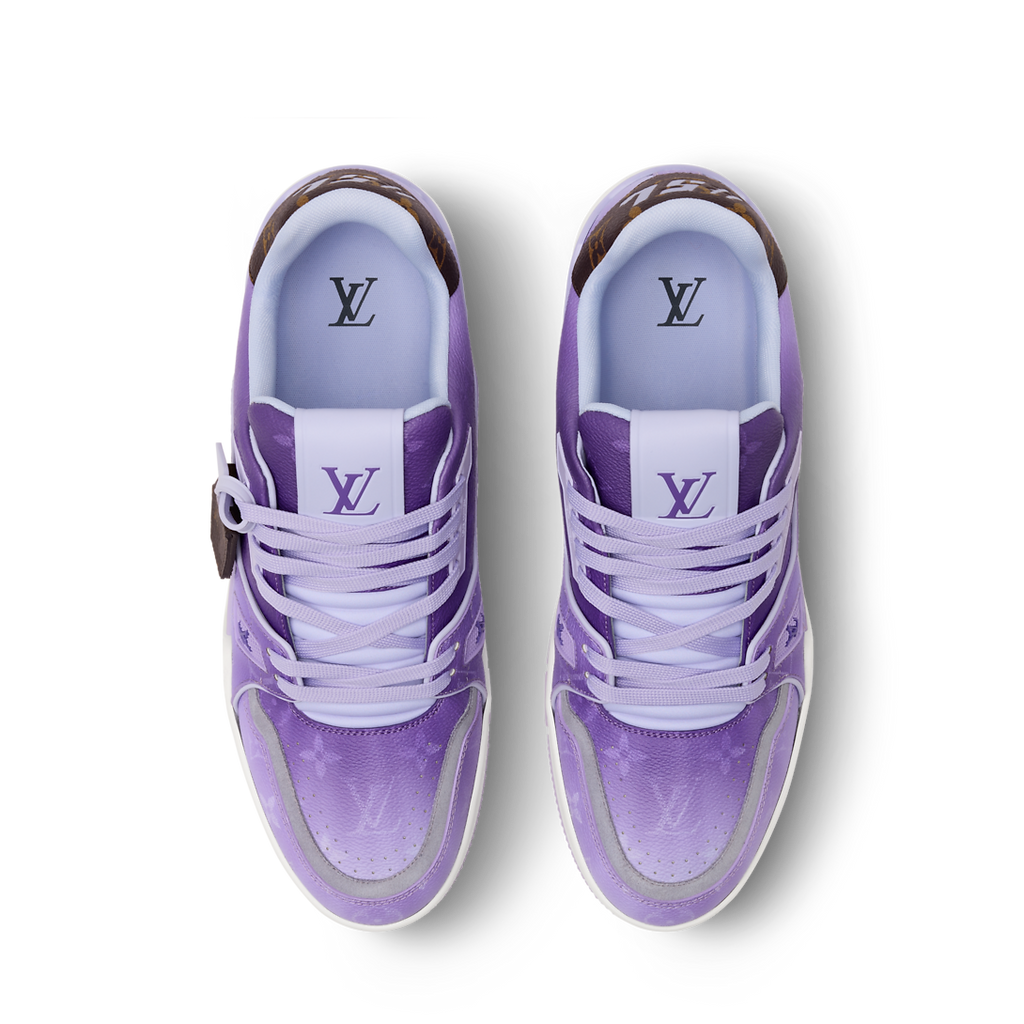 LV Trainer Sneaker Comes In Monogram-Printed Canvas Purple