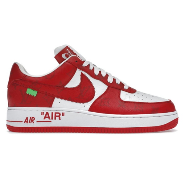 Air Force 1 x Louis Vuitton Red Best Quality