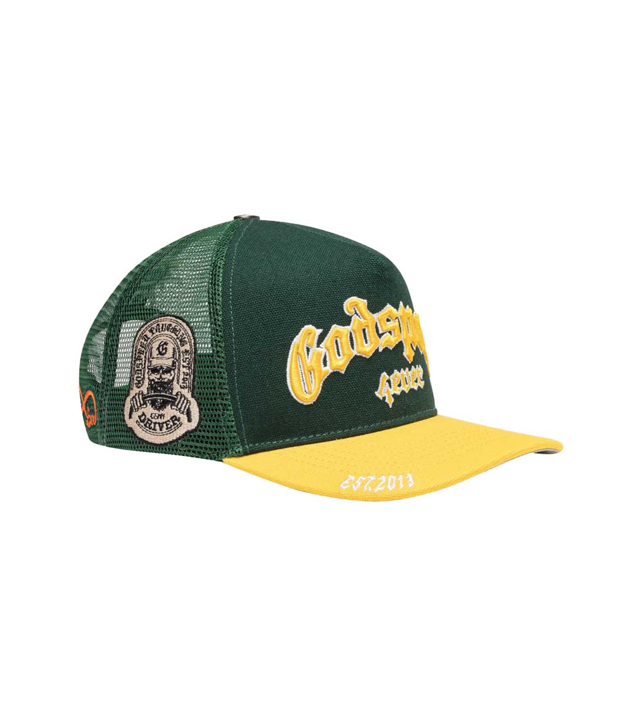 Godspeed Forever Trucker Green/Yellow (Snapback)